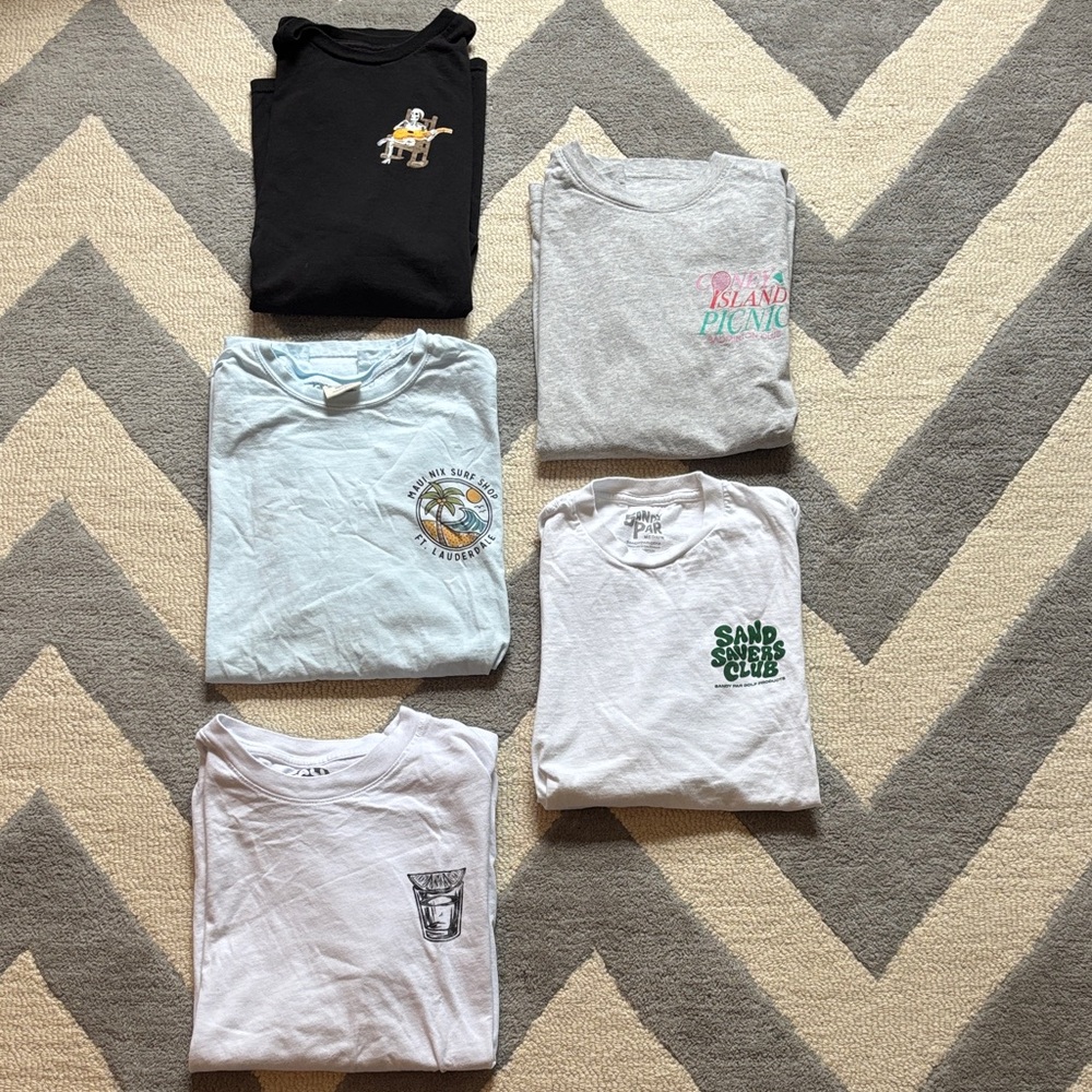 Men’s Graphic T-Shirt Set of Five